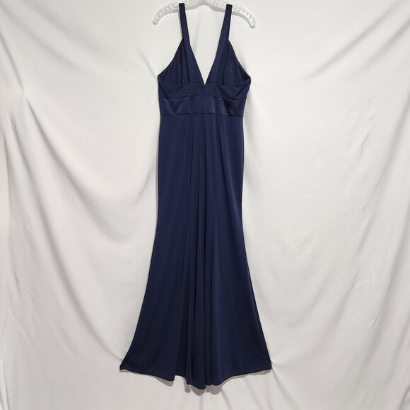 white by Vera Wang Navy Blue Formal Dress - Size 12 - Picture 2 of 13
